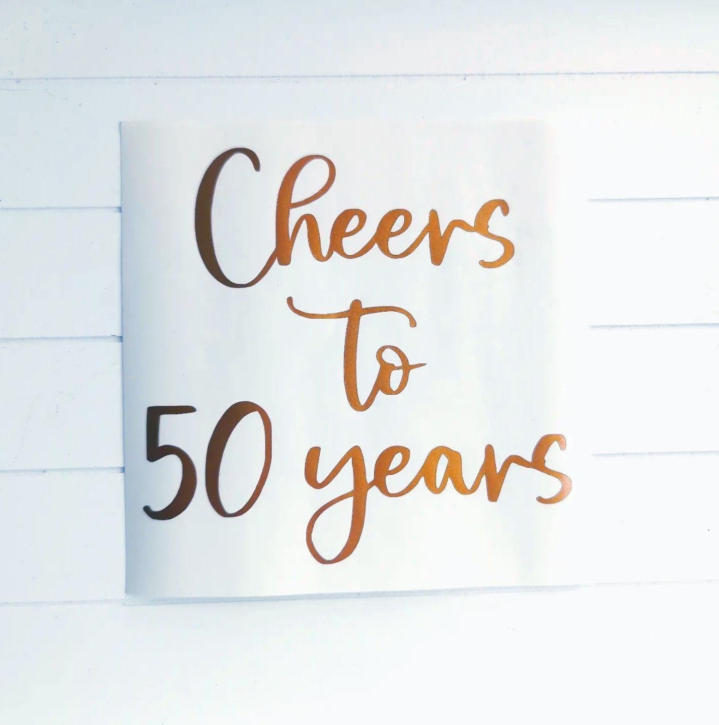 Personalised Birthday Vinyl Decal Sticker - Self adhesive transfer